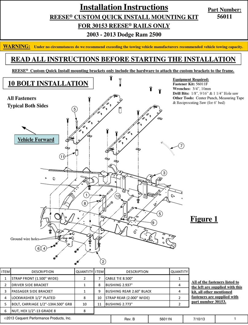 Reese 56011 installation instructions