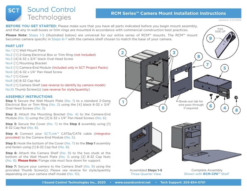 SCT RCM Series installation instructions