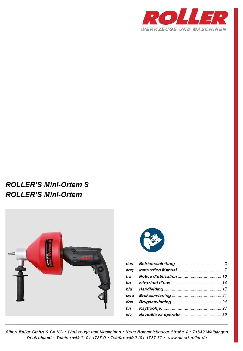 Roller Mini-Ortem S User manual