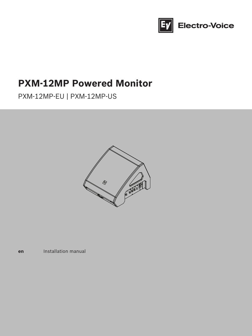 Electro-Voice PXM-12MP Series User manual