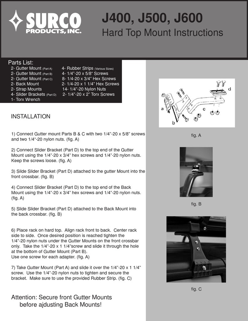 Surco Products J400 User manual