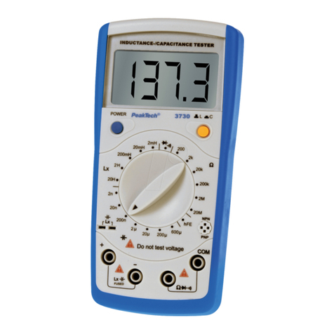 PeakTech 3730 User manual PeakTech 3730 User manual