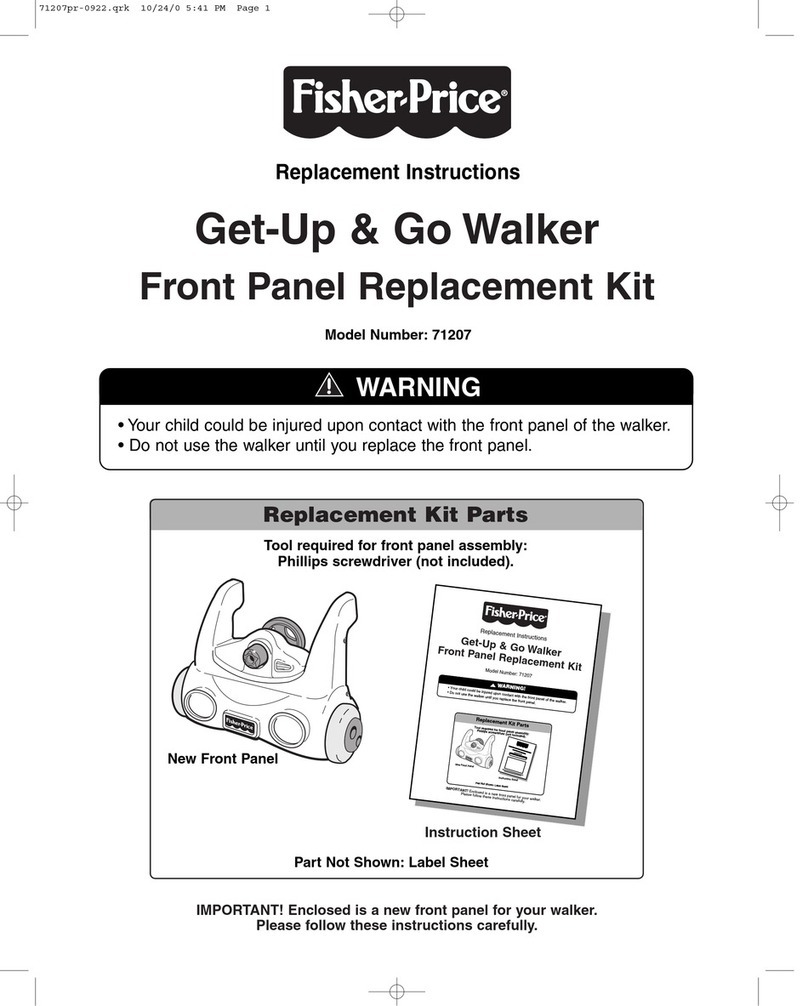 Fisher-Price 71207 Replacement instructions