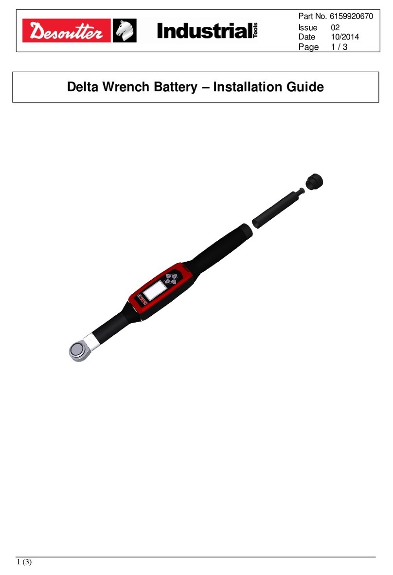 Desoutter Delta Series User manual