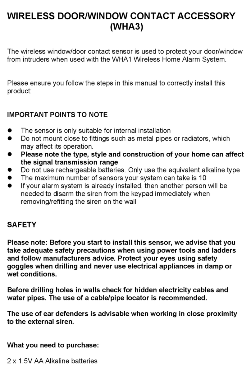 Novar WHA3 manual