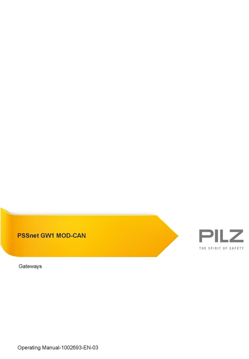 Pilz PSSnet GW1 MOD--CAN operating manual