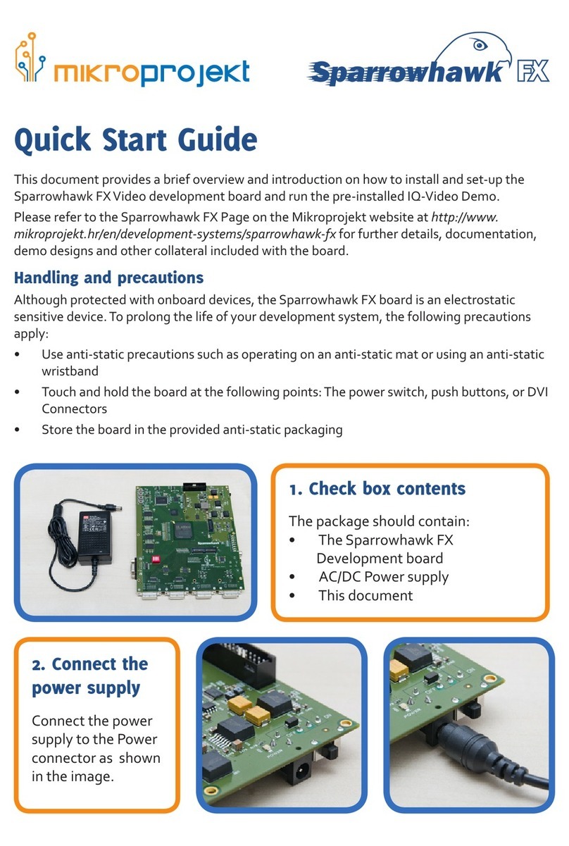 Mikroprojekt Sparrowhawk FX quick start guide