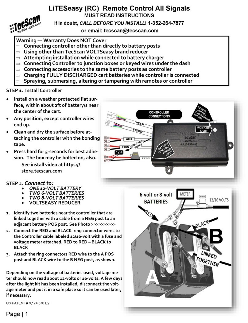 TecScan LiTESeasy Series User manual