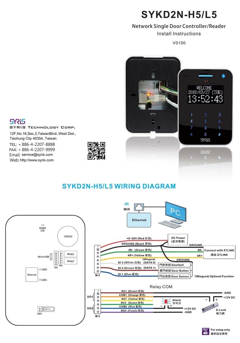 Syris SYKD2N-H5 Configuration guide