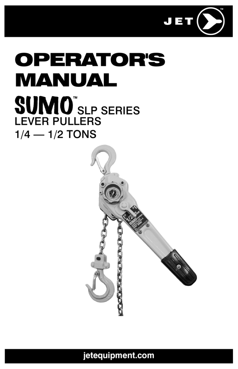 Jet SUMO SLP Series User manual
