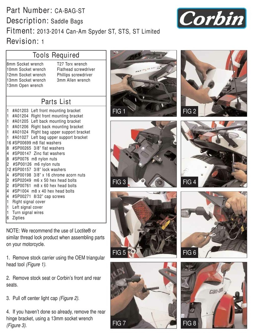Corbin CA-BAG-ST User manual