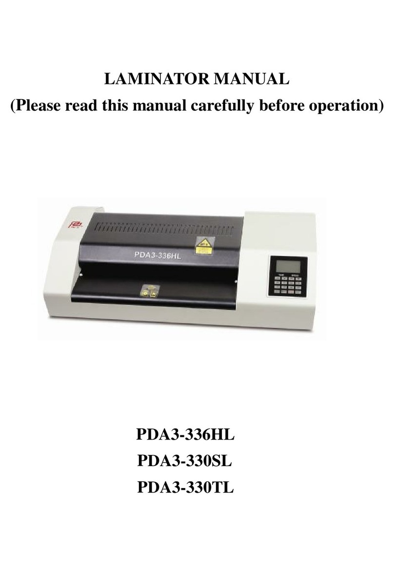 Bind&Lam PDA3-330SL User manual