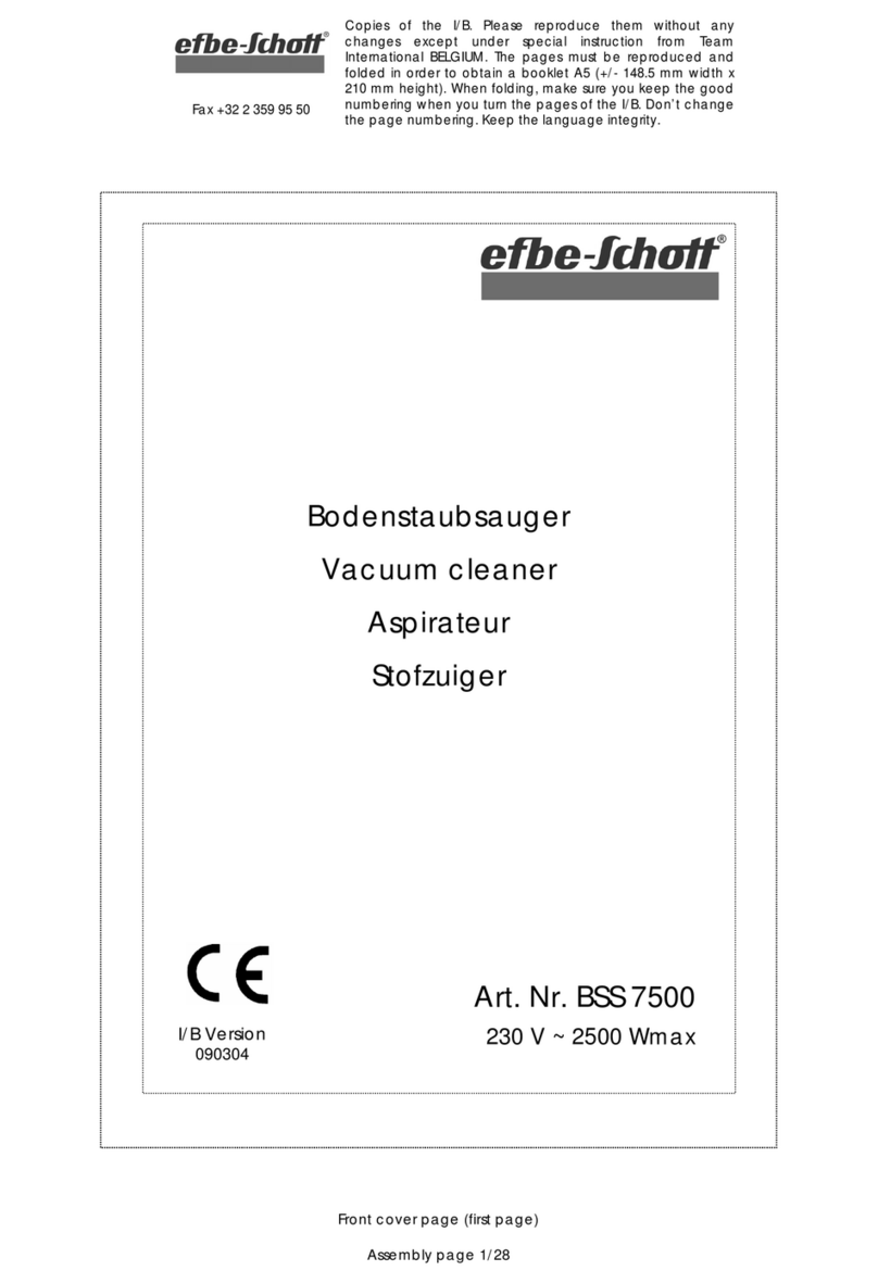 EFBE-SCHOTT BSS 7500 User manual EFBE-SCHOTT BSS 7500 User manual