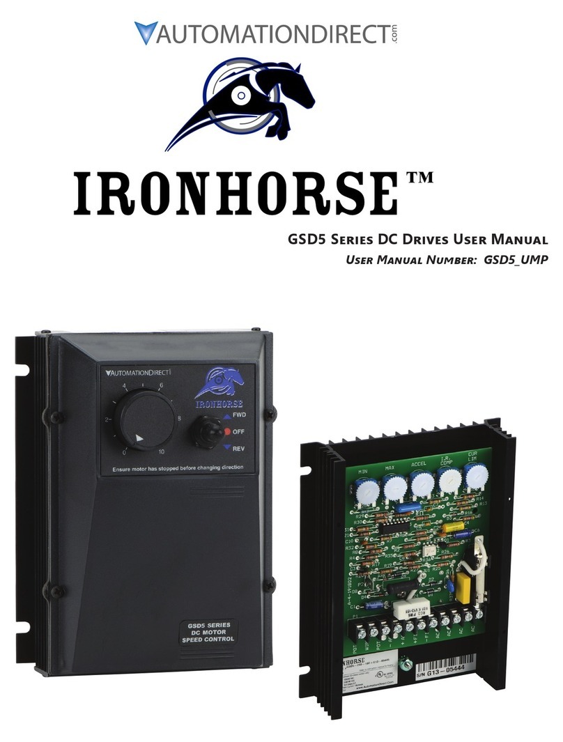AutomationDirect IRON HORSE GSD5 Series User manual AutomationDirect IRON HORSE GSD5 Series User manual