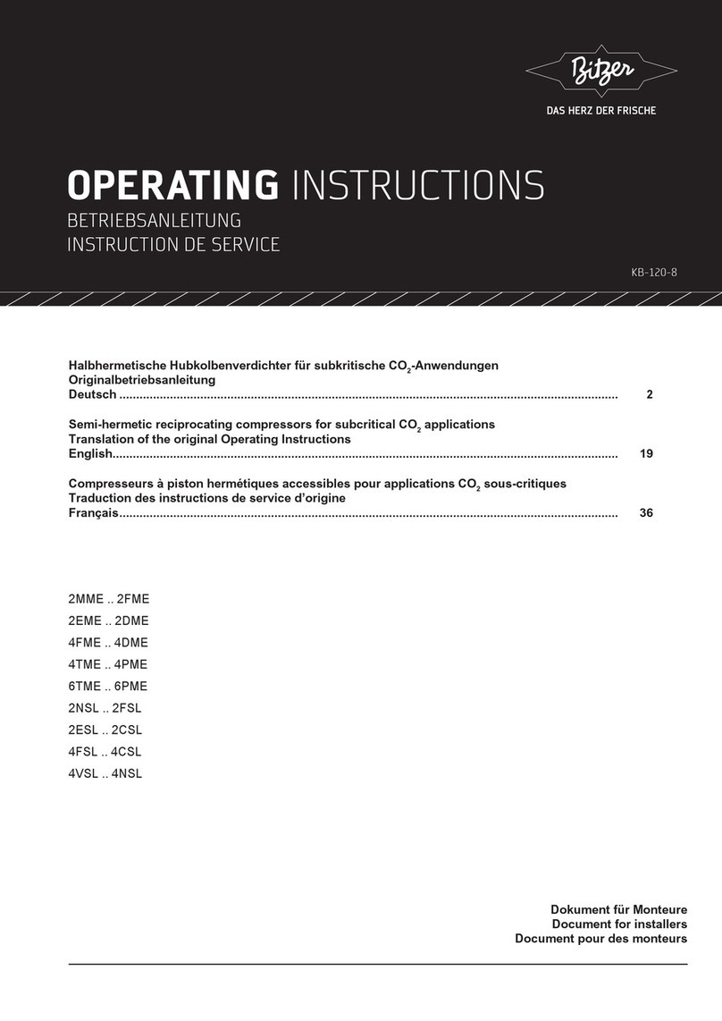 Bitzer OCTAGON SL Series User manual