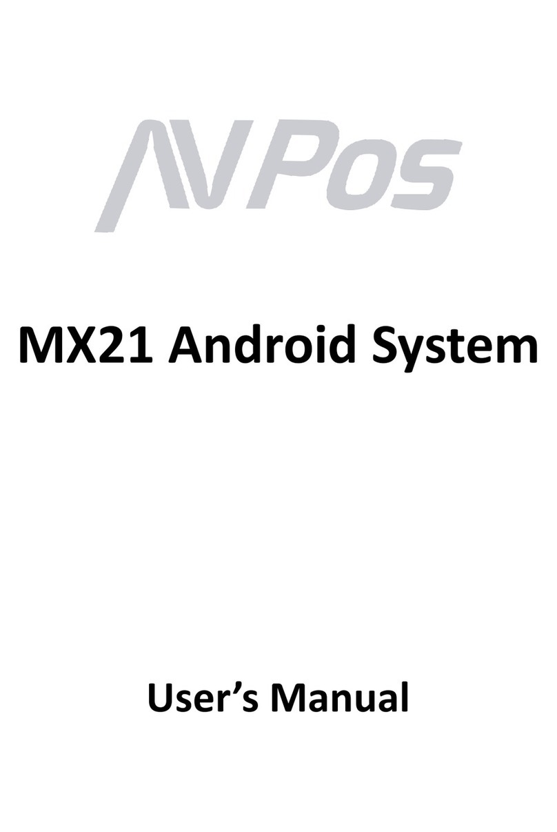 AVPos MX21 manual