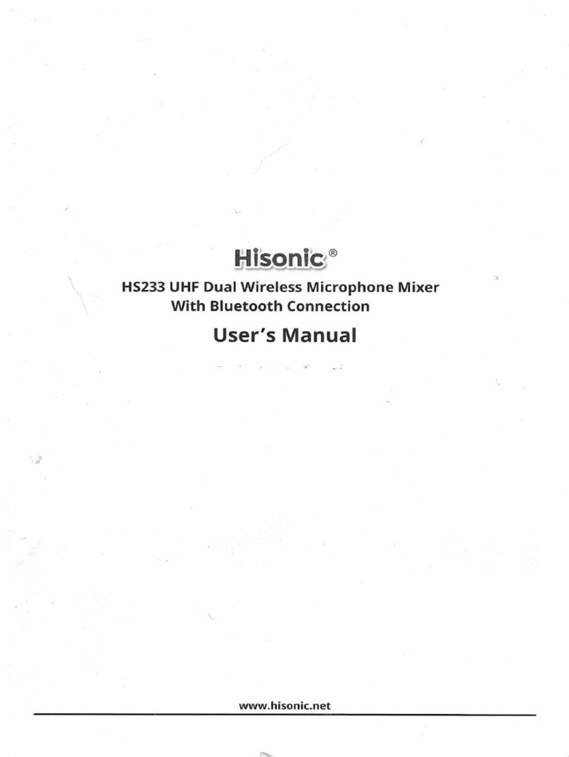 Hisonic HS233 user manual