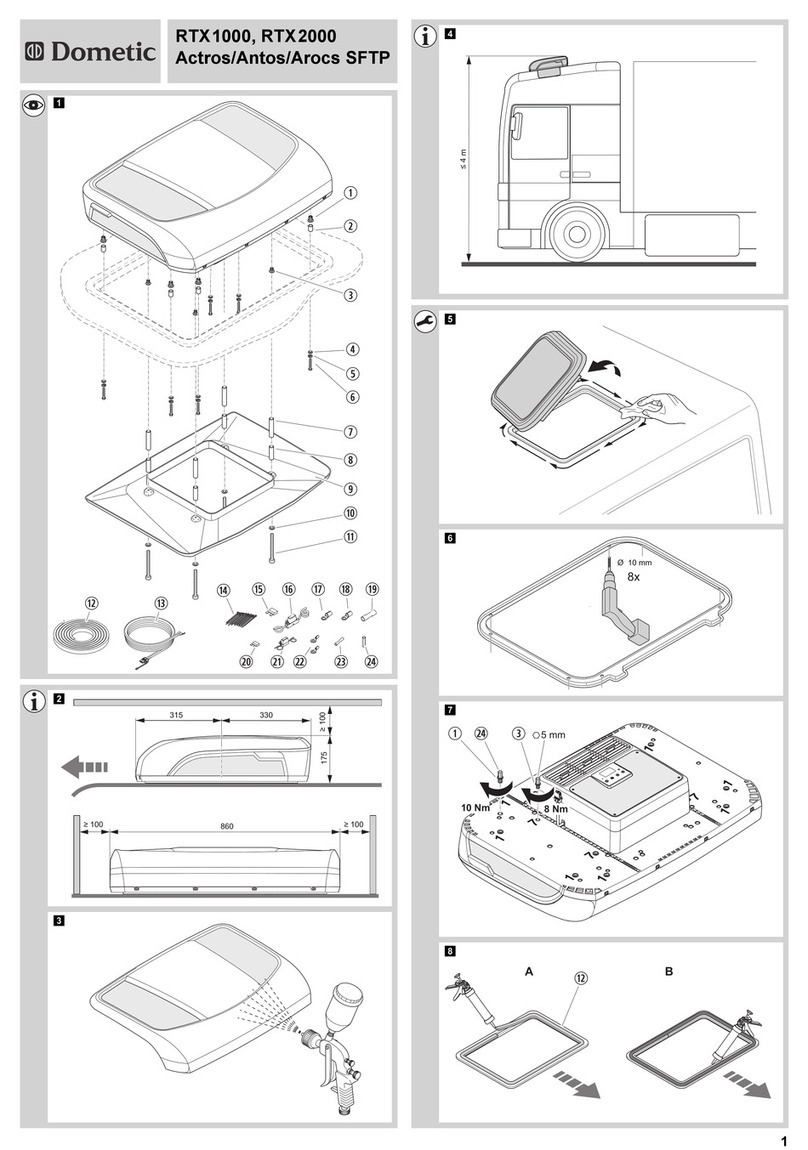 Dometic RTX1000 User manual