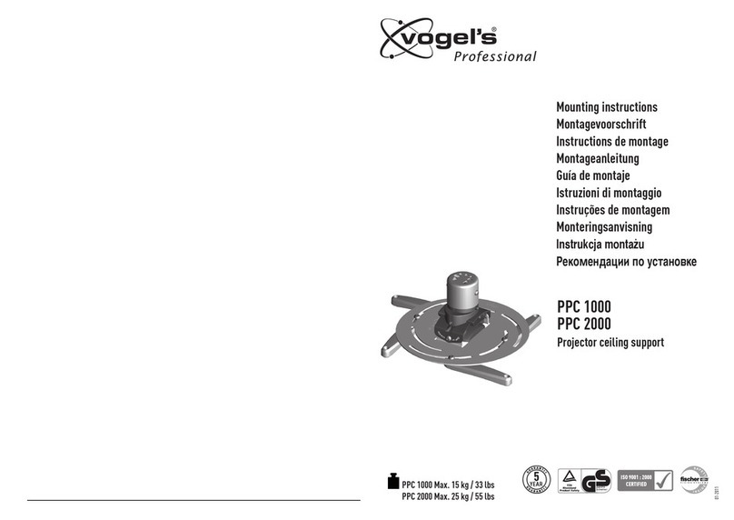 VOGELS PPC 1000 Mounting instructions