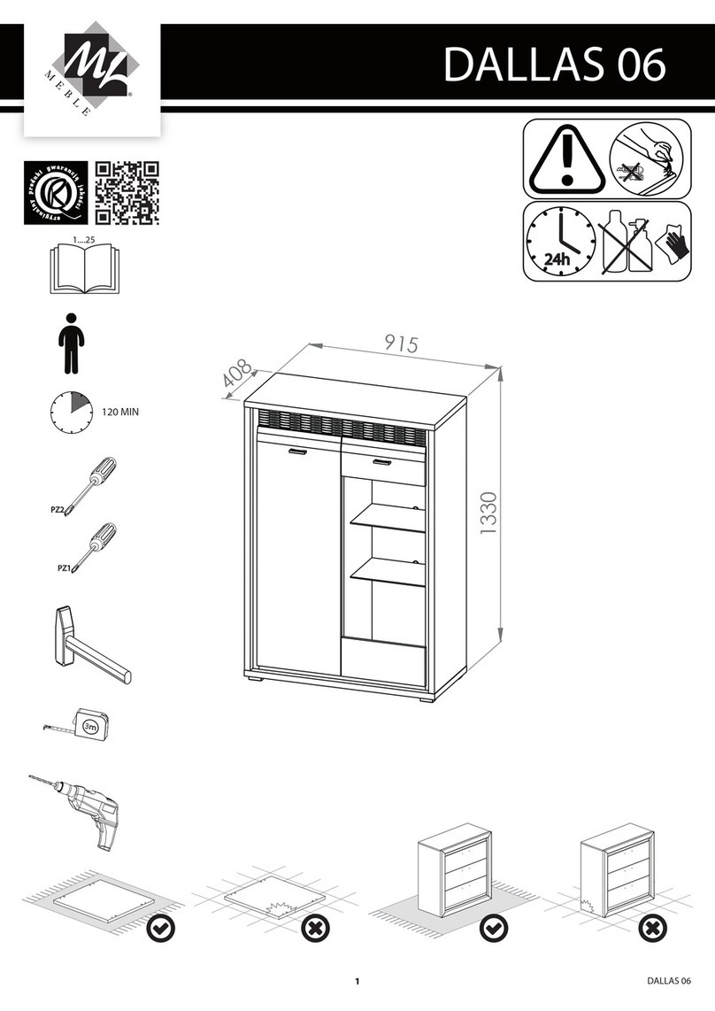 mlmeble DALLAS 06 User manual