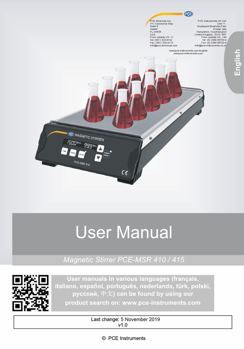 PCE Instruments PCE-MSR 410 user manual