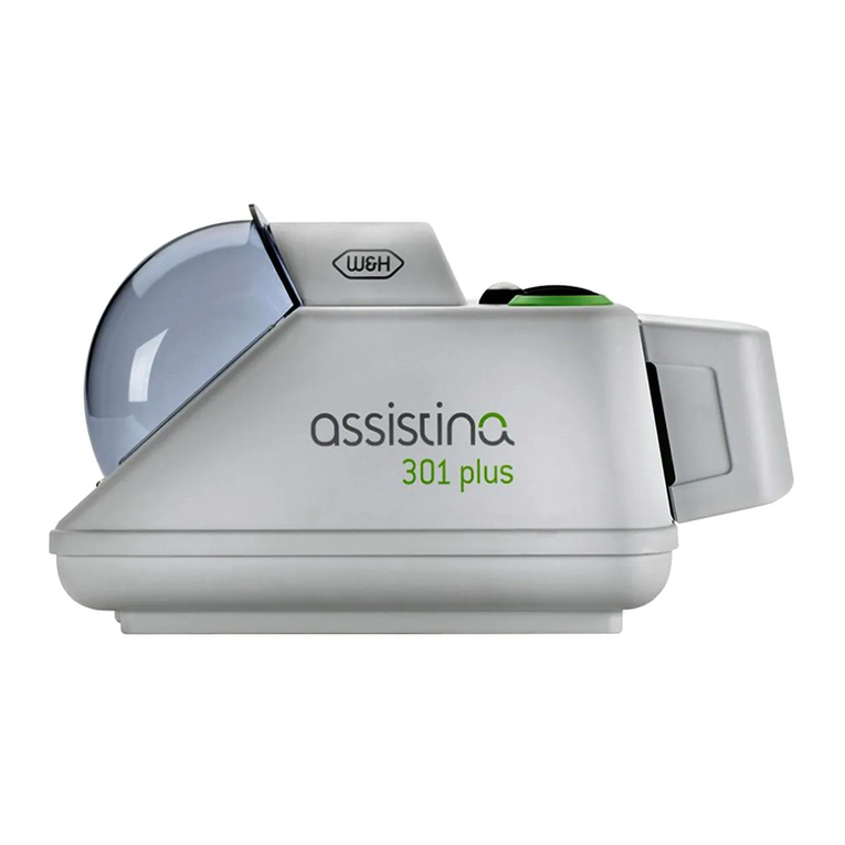 W&H assistina 301 plus Instructions for use