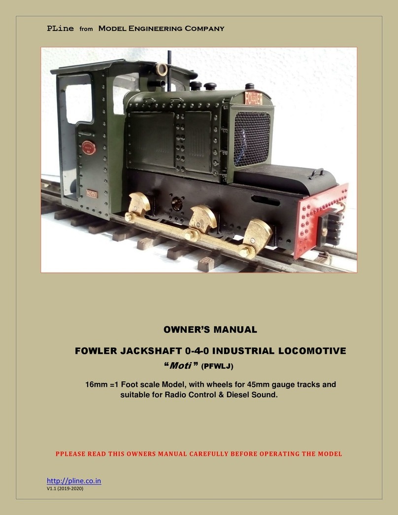 Model Engineering Company PLine Moti PFWLJ owner's manual