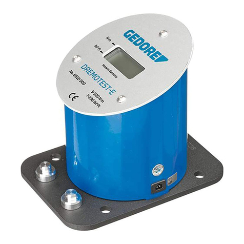 Gedore Dremotest E 8612-012 operating instructions