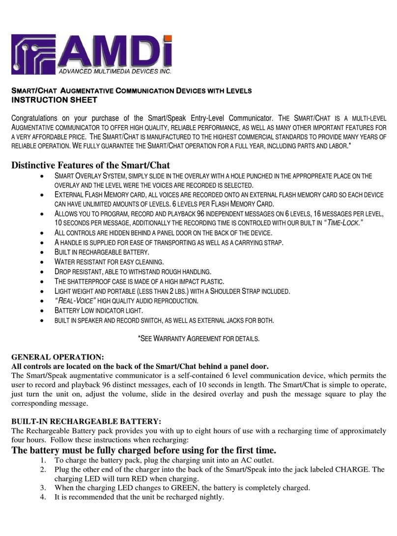 Amdi Smart/Chat User manual