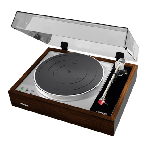 THORENS TD 1600 User manual