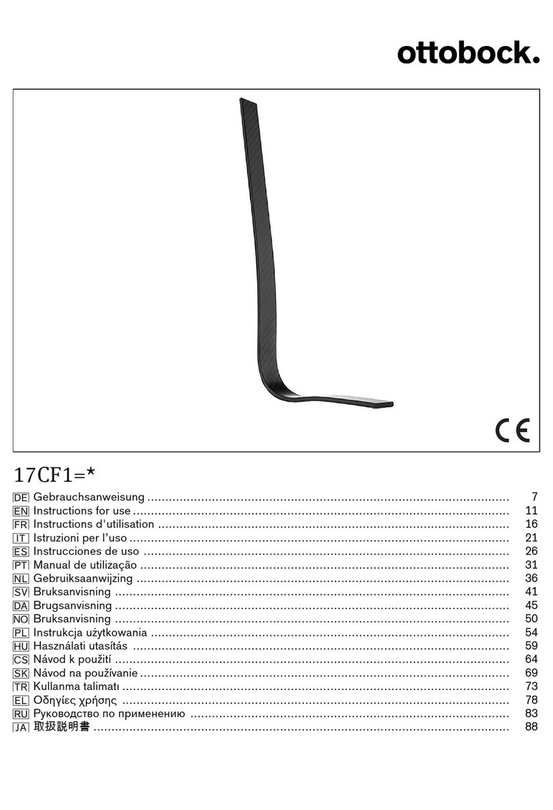 Otto Bock 17CF1 Series Instructions for use
