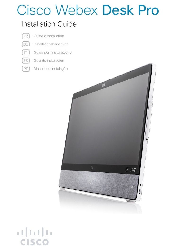 Cisco Webex Desk Pro User manual