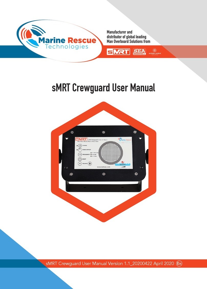 Marine Rescue Technologies sMRT Crewguard CG-121 user manual