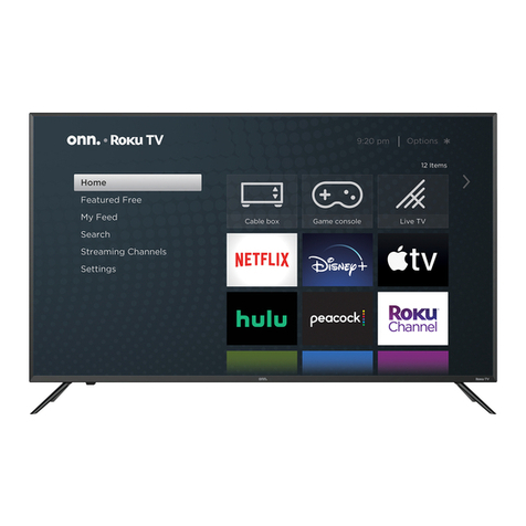 Onn ROKU TV 100012585 User manual