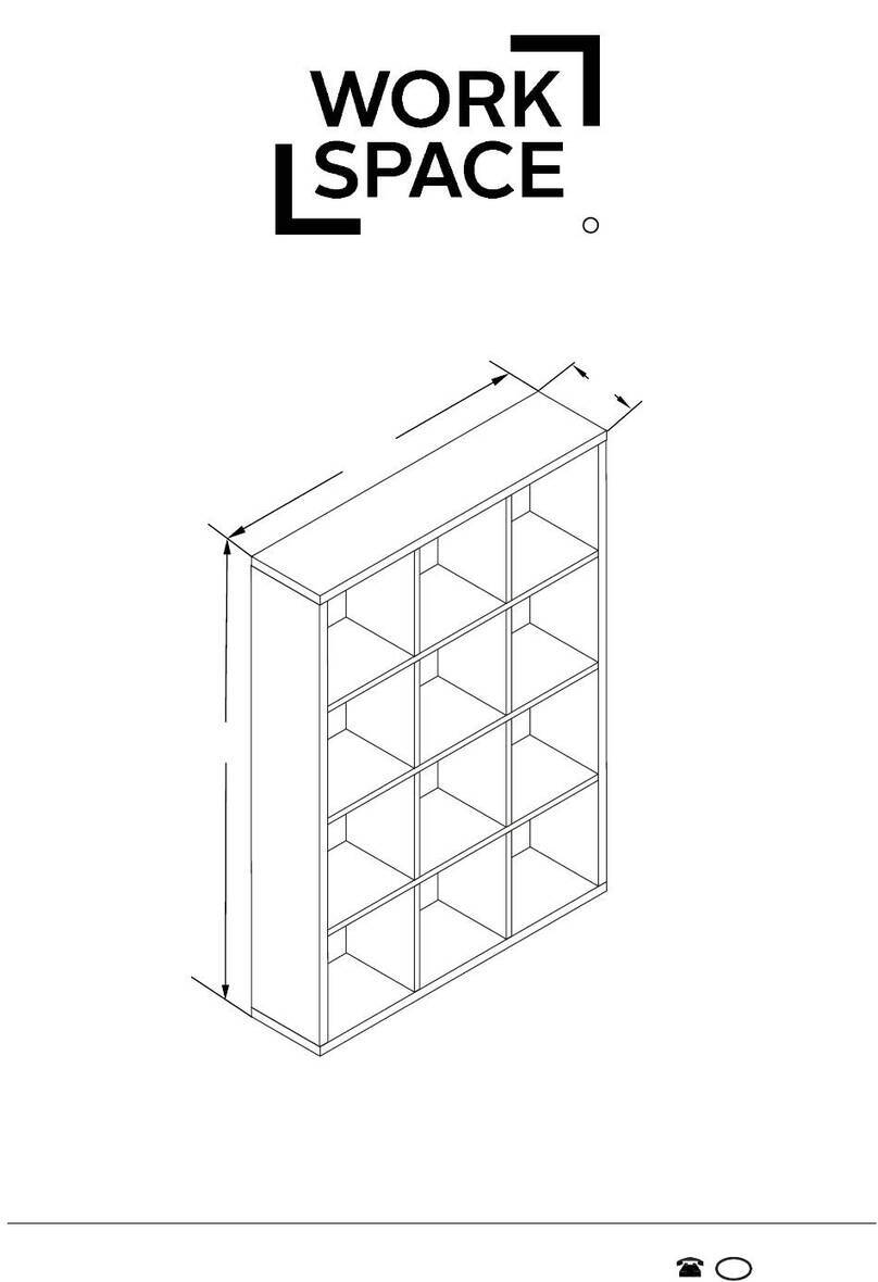 Workspace Moda 12 Cube cubby instruction manual