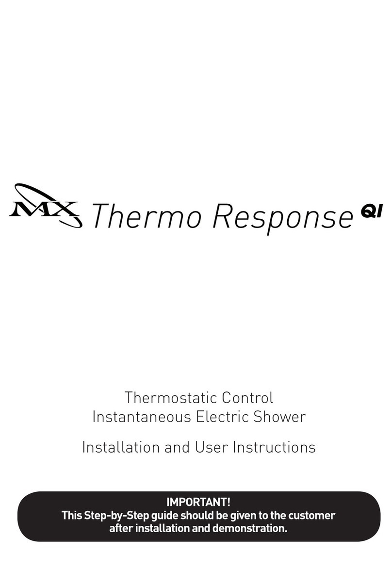 MX Thermo Response QI Installation and user instructions