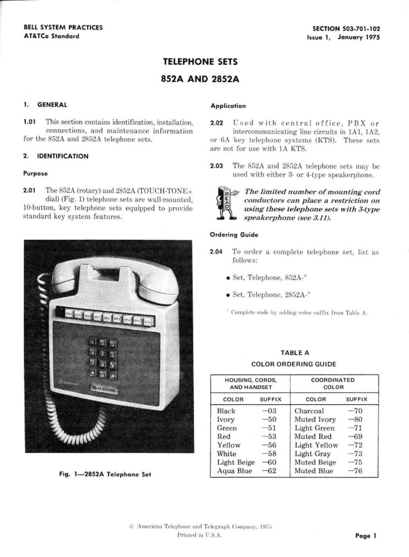 Bell 852A manual
