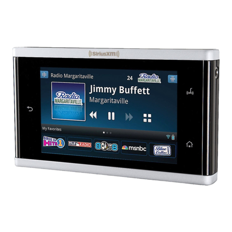 Sirius XM RAdio SXI1 quick start guide