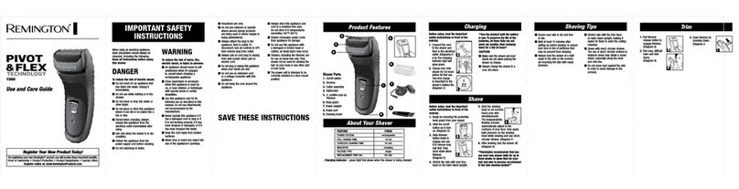 Remington F3900 User manual