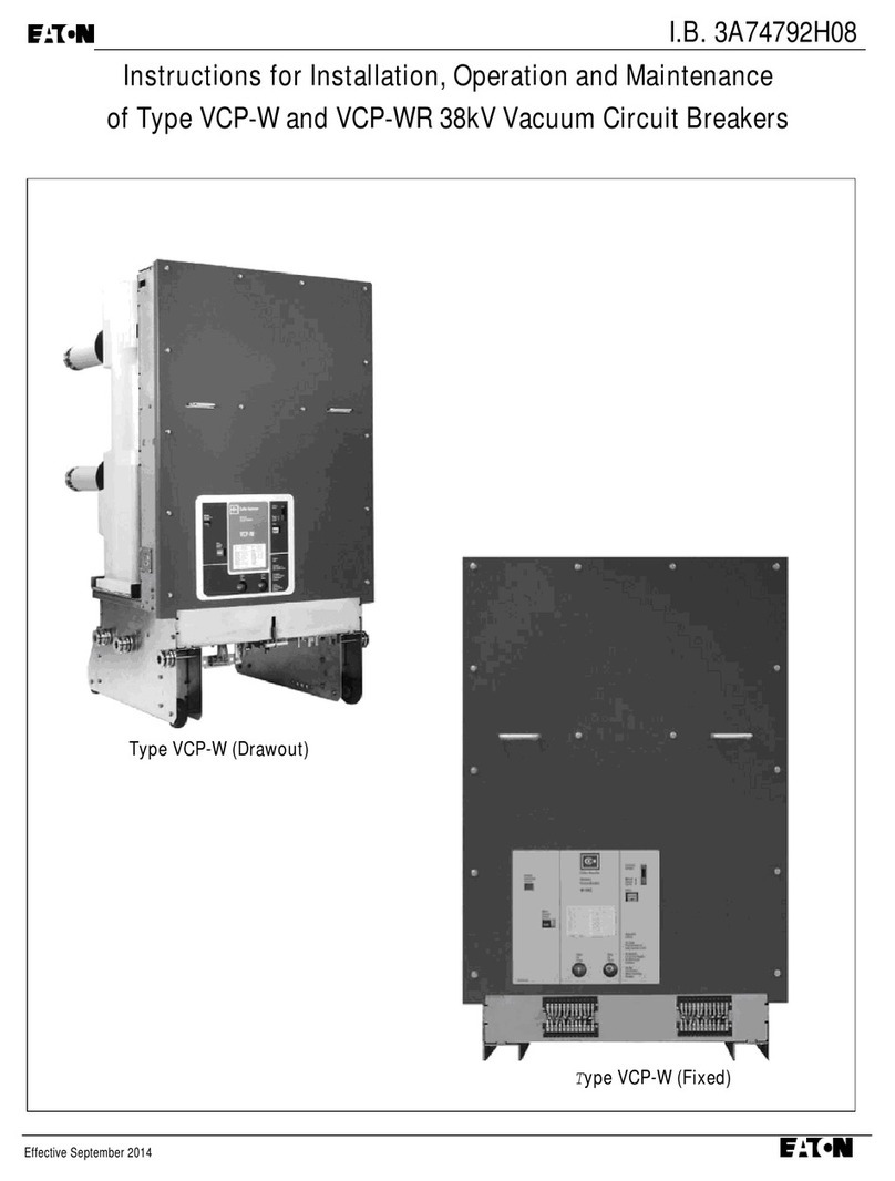 Eaton 380 VCP-W 16 Instructions for installation, operation and maintenance