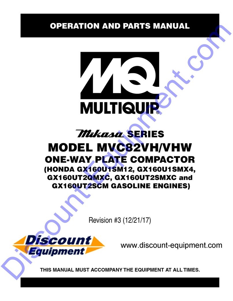 MQ Multiquip MVC82VHW Operation and parts manual