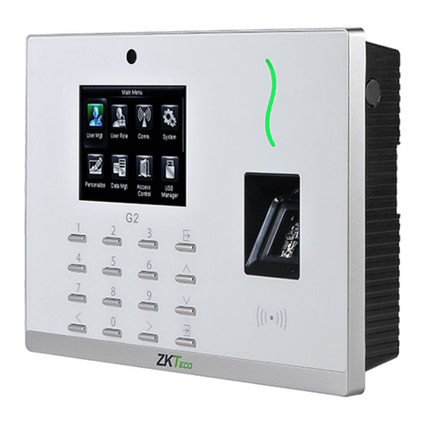 ZKTeco G2 quick start guide