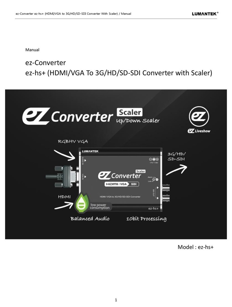 Lumantek ez-Converter manual Lumantek ez-Converter manual