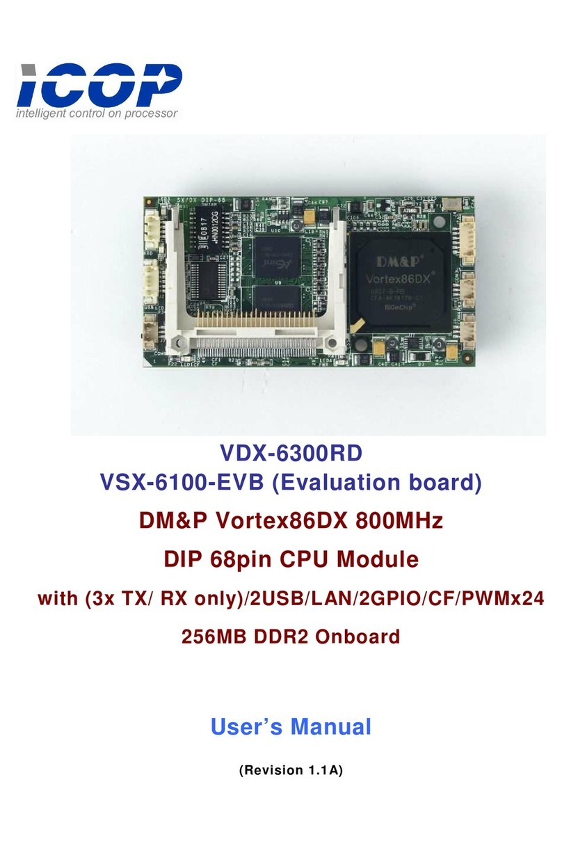 Icop VDX-6300RD user manual