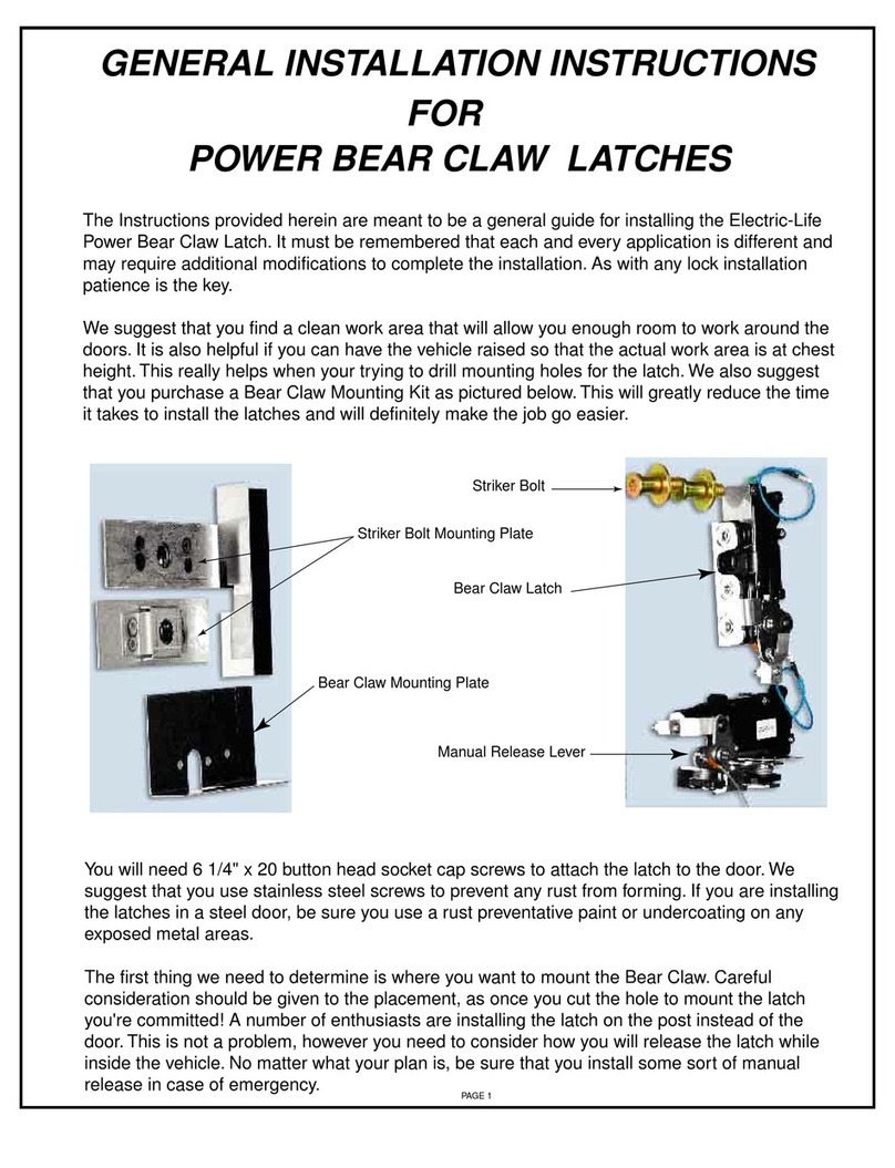 Electric Life 94100 General Installation Instructions