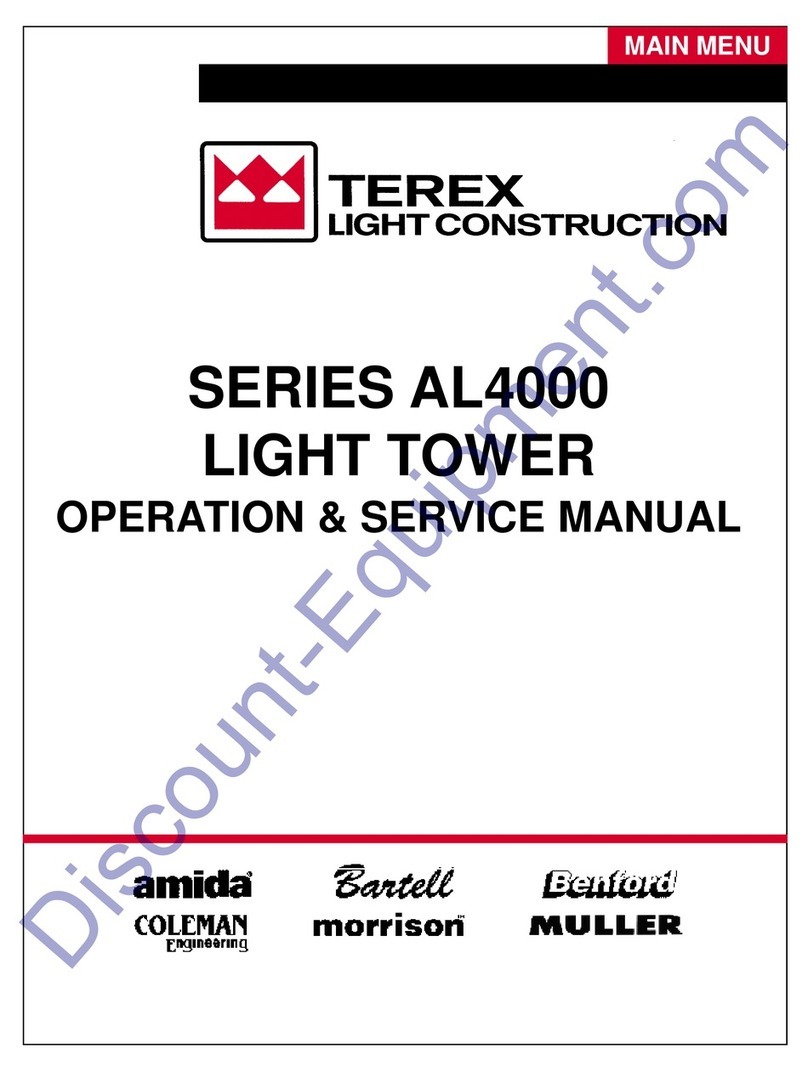 Terex Series AL4000 Installation and operating instructions