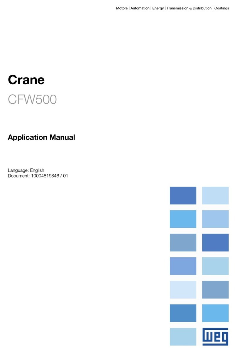 Wegner Crane CFW500 series Applications manual