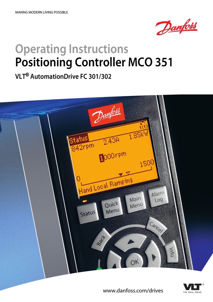 Danfoss MCO 351 operating instructions