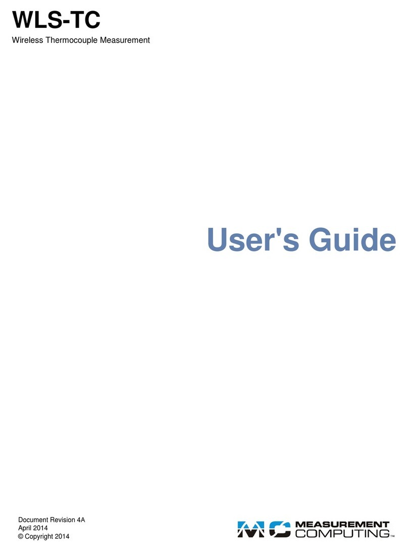 Measurement Computing WLS-TC User manual