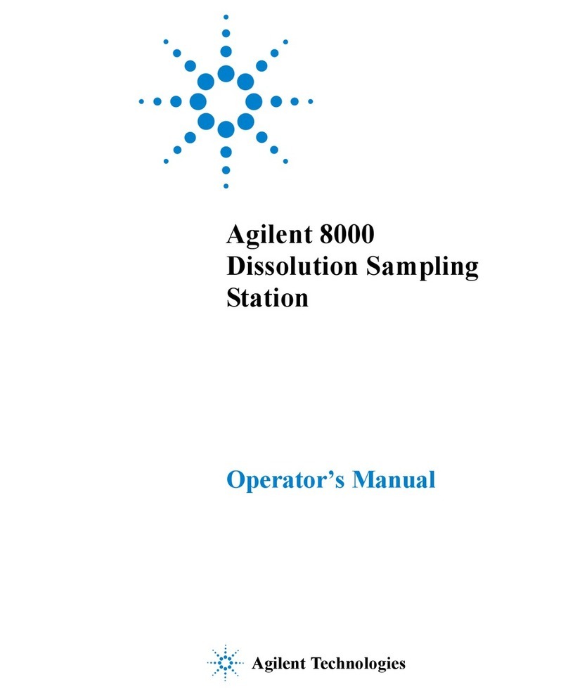 Agilent Technologies 8000 Series Operator's manual Agilent Technologies 8000 Series Operator's manual